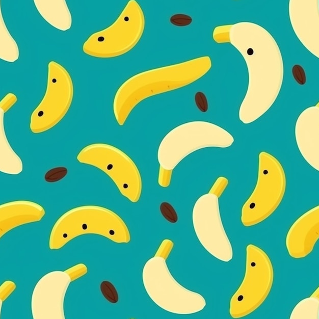 Foto un mucchio di banane con una faccia su di loro