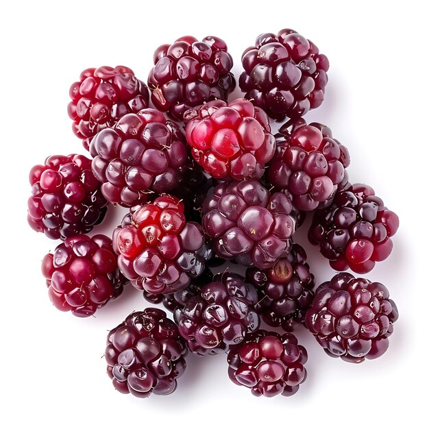 Photo a bunch of blackberries with the word quot red quot on the bottom