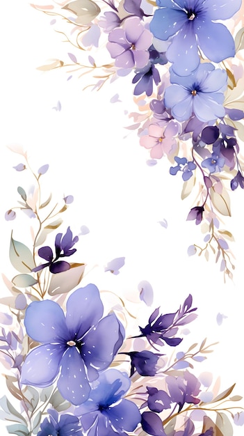 a bunch of blue flowers on a white background Abstract Lavender color foliage background with