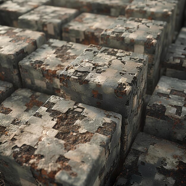 A bunch of bricks