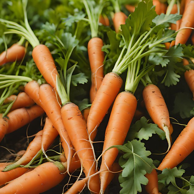 a bunch of carrots with the word carrots on them