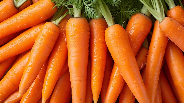 A bunch of carrots