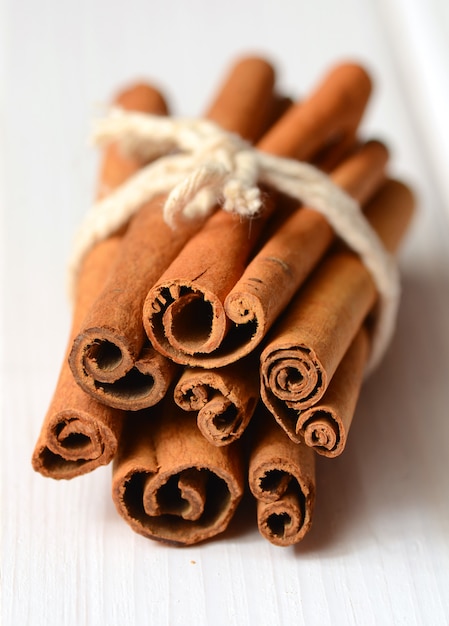 Bunch of cinnamon sticks