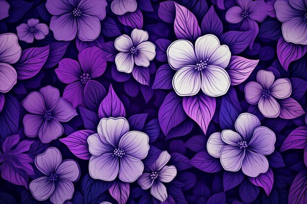 A bunch of colorful flowers on a black background dark flower pattern wallpaper intricate flower d