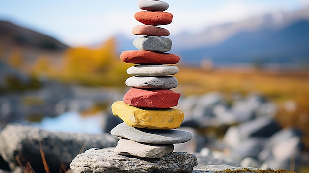 a bunch of different colored rocks on a black surface many small and colorful stones