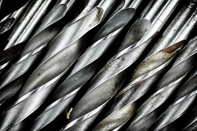 A bunch of drill bits