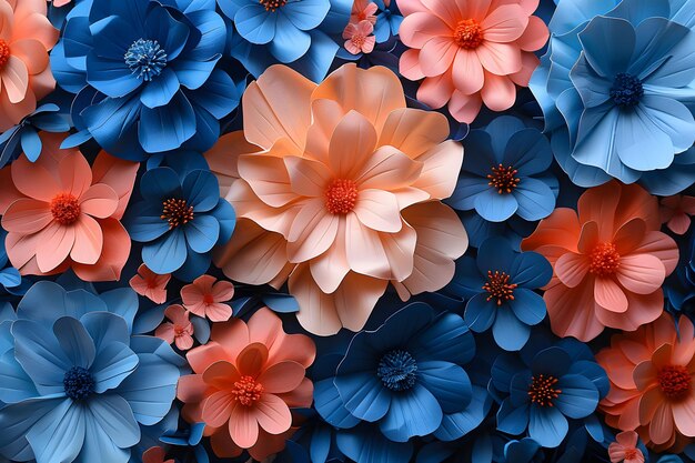 Bunch of Flowers Hanging on Wall