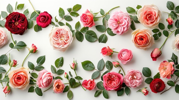 A bunch of flowers laying on a table