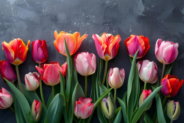 Photo a bunch of flowers sitting on top of a table