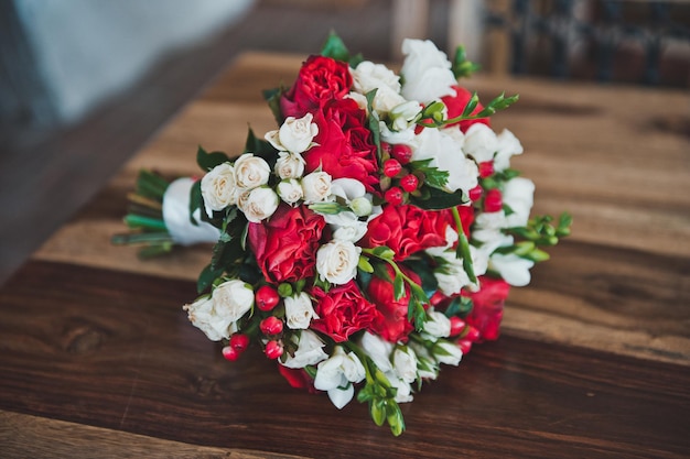 Bunch of flowers on a table 2465