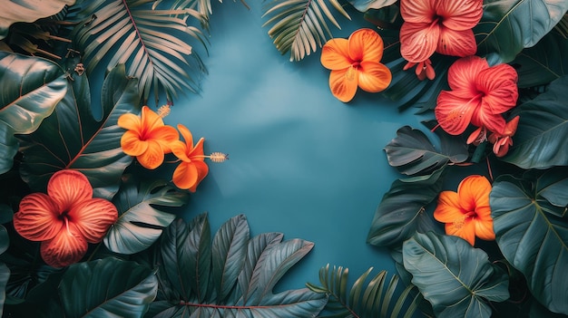 A Bunch of Flowers on a Table