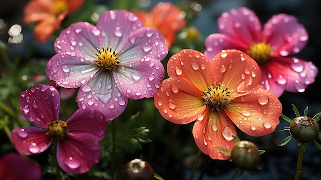 Photo bunch of flowers