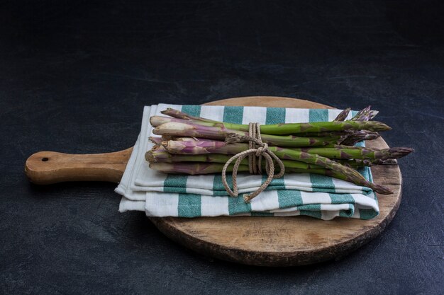 Bunch of fresh asparagus