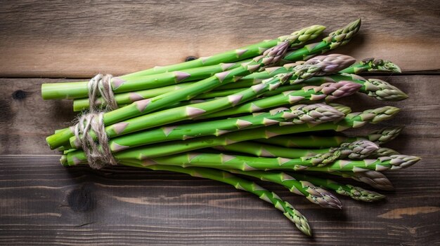 Bunch fresh asparagus