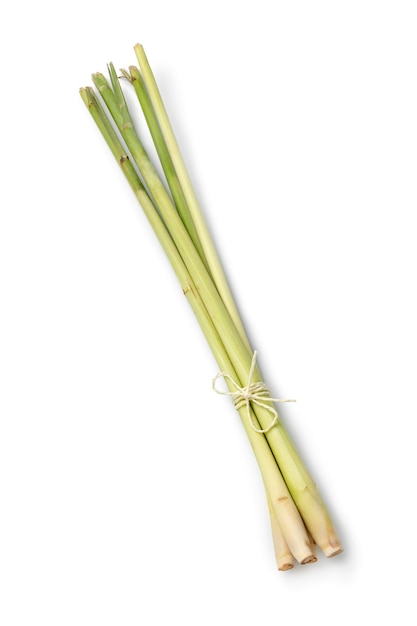 Bunch fresh raw lemongrass