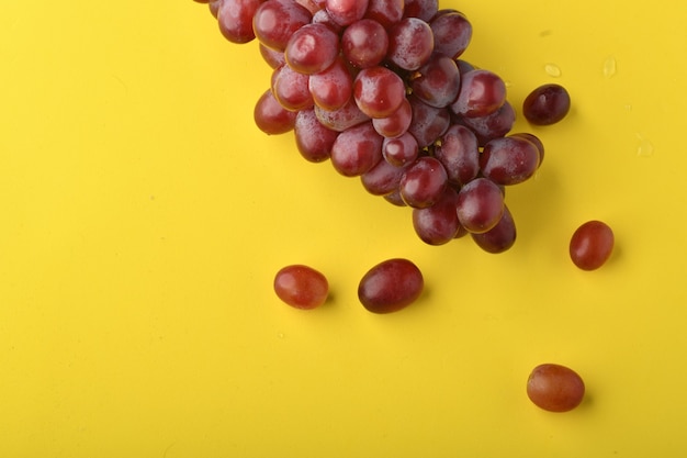 Гроздь свежего спелого сочного винограда