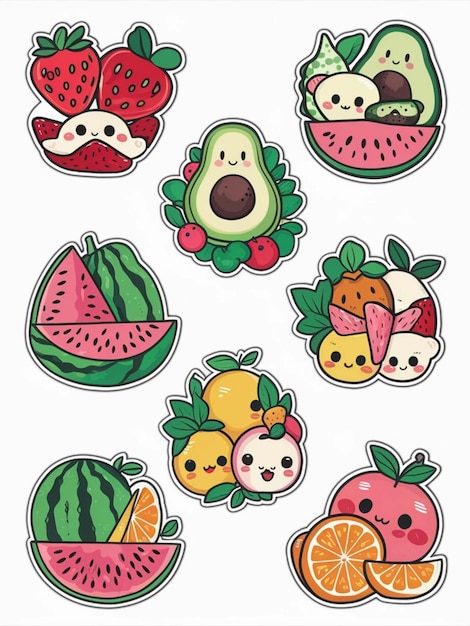 Photo a bunch of fruits that say fruit and the word fruit