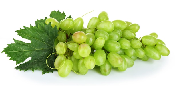 Bunch of grape isolated on white