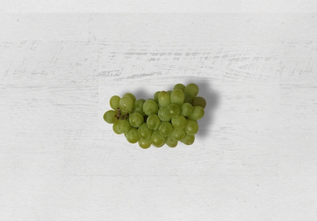 Bunch of grapes fruits isolated