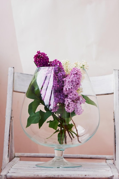 Bunch of Lilac in the Vase