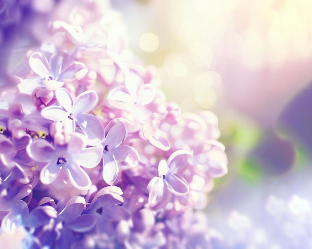 A bunch of purple flowers with the word lilac on the bottom