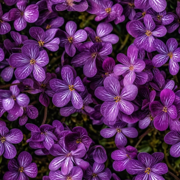 下部にシャクナゲという文字が入った紫色の花の束。