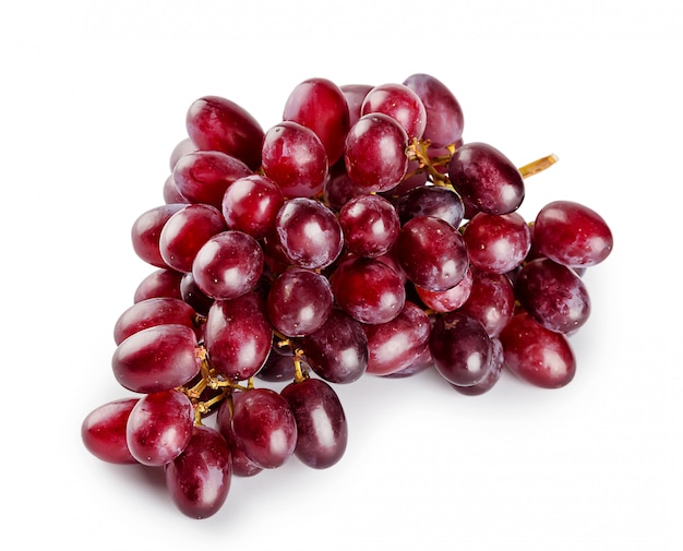 Bunch of red grapes