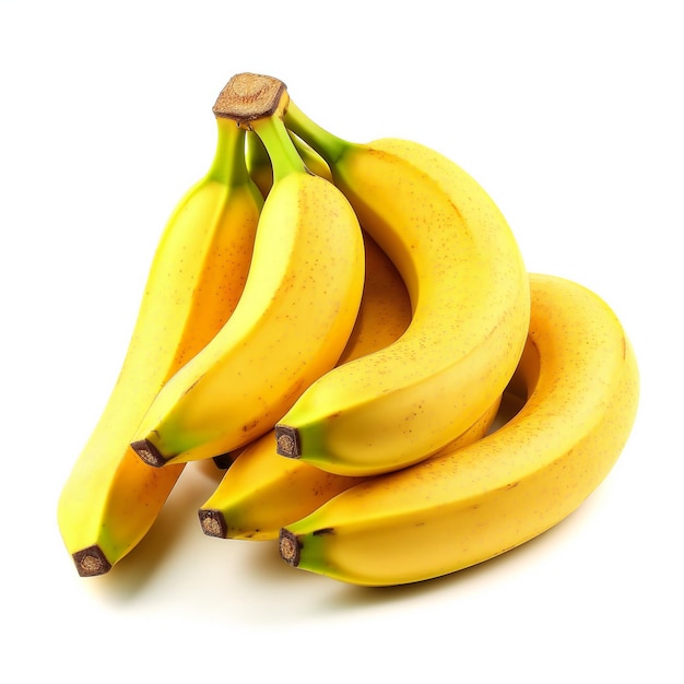  바탕 에 고립 된 익은 바나나 어리