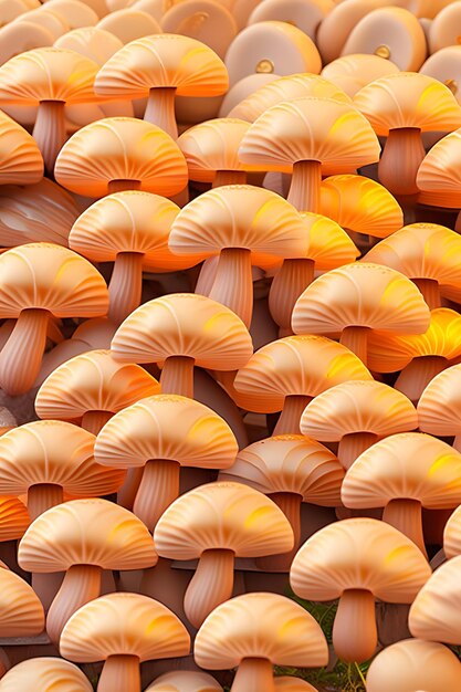 Bunch of shimeji mushrooms