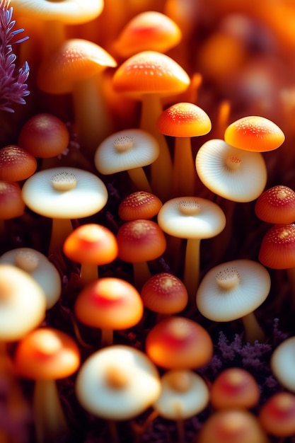 Bunch van Shimeji paddenstoelen