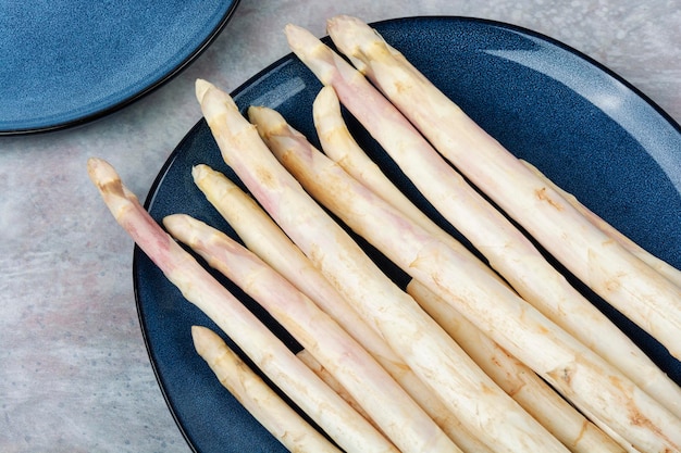 Foto bundel witte asperges