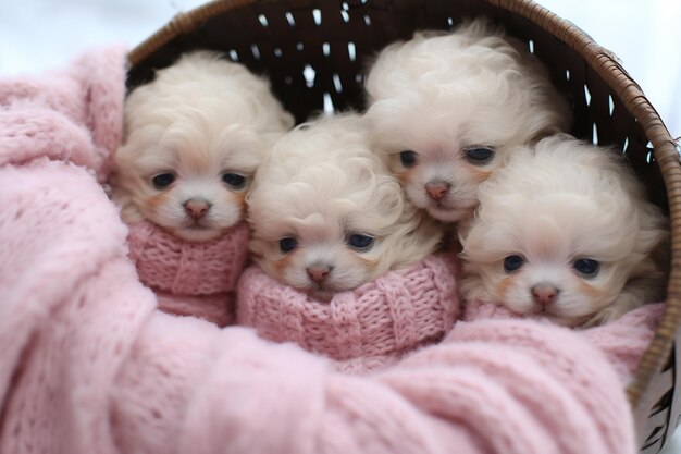 Photo bundled bunnies