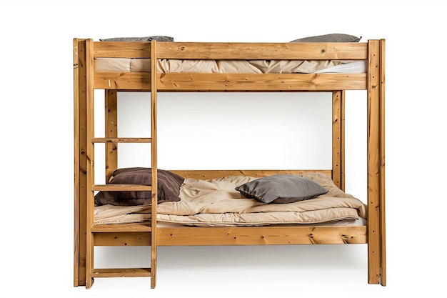 Bunk bed On White Background