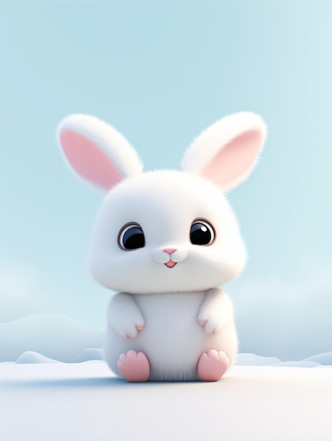Bunny 3D Cute rabbit character