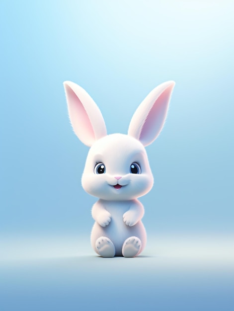 Bunny 3D Cute rabbit character