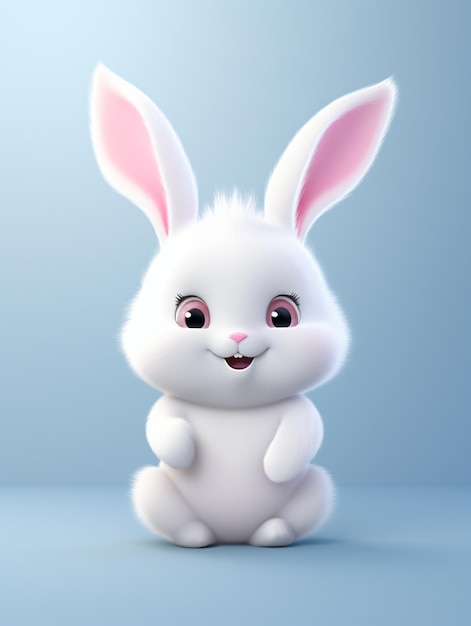 Bunny 3D Cute rabbit character