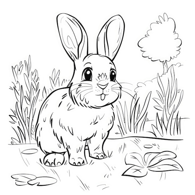 Bunny Coloring Pages Great for Kids