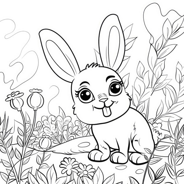 Bunny Coloring Pages Great for Kids