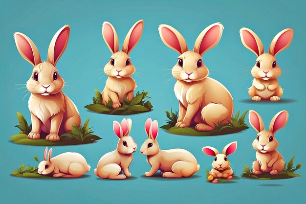 Photo bunny vectors