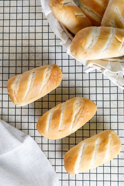 Buns on oven rack