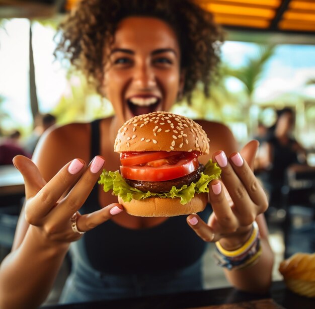 Photo burger background images and ads for banner with free burger food model free download