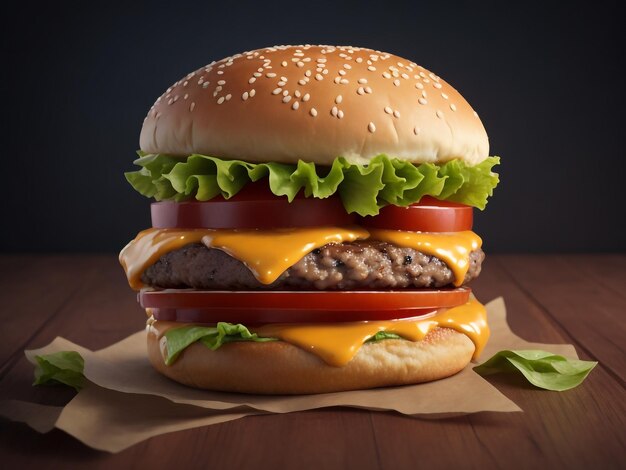 burger background images collections cute wallpapers ai generated