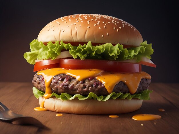 Burger background images collections cute wallpapers ai generated