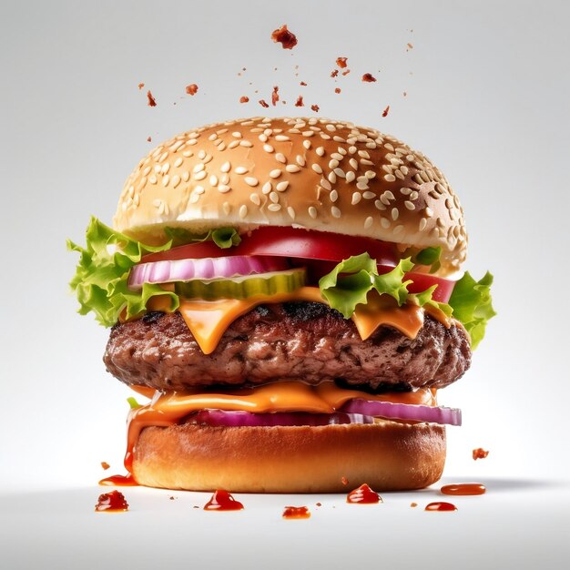 Burger big background