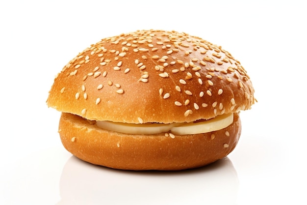 Burger Bread Transparent Isolated AI