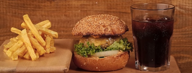 Burger e cola