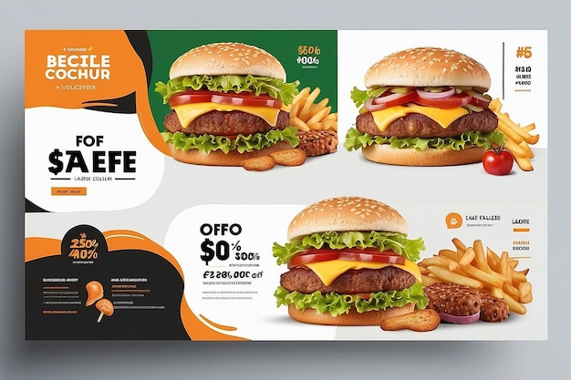 Burger Discount Voucher Template