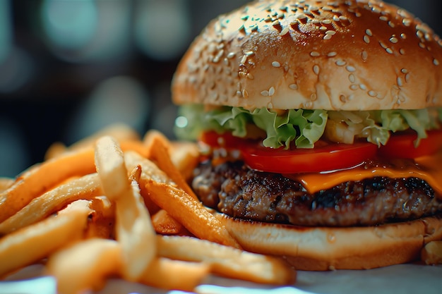 Burger en frietje