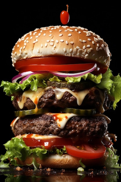 Photo burger food