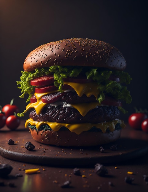 Burger hamburger cheeseburger
